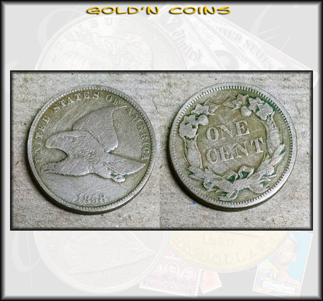 1858 Flying Eagle Cent Small Letters