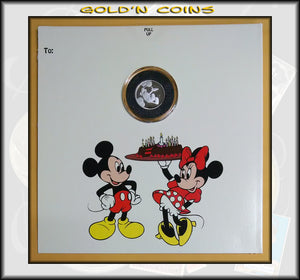 Tenth Ounce Silver Disney Collector Coin Happy Birthday!