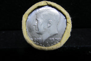 1976-D KENNEDY HALF DOLLARS BANK WRAPPED ROLL OF TWENTY COINS