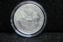 2000 1 OUNCE SILVER EAGLE - COLORIZED OBVERSE WITH CERTIFICATE