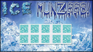 Ice Munzee Stickers - 10-Pack