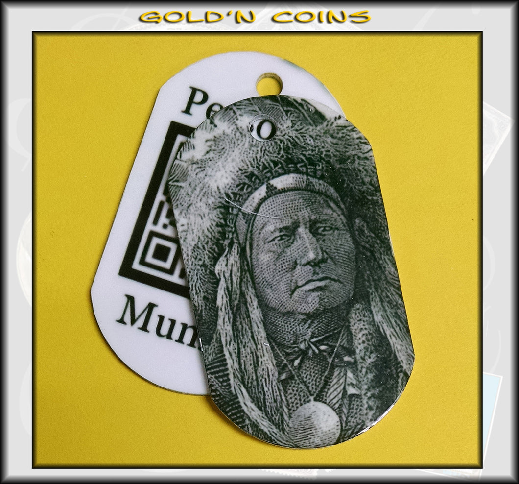The Chief Personal Munzee Dog Tag