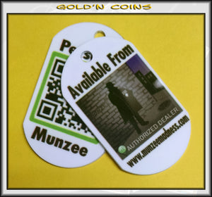 Personal Munzee Dog Tag - Original Style