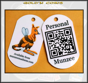 WallaBee Personal Munzee Dog Tag