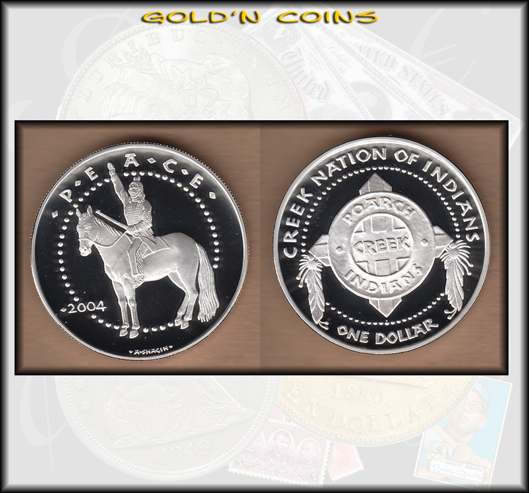 2004 Poarch Creek Nation Peace Pony - Proof