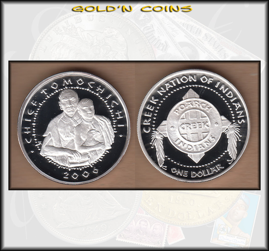 2006 Poarch Creek Nation Tomochichi - Proof