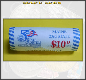 2003-D Maine State Quarter Roll (40 coins) - Uncirculated