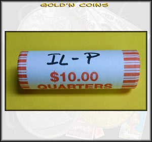 2003-P Illinois State Quarter Roll (40 coins) - Uncirculated