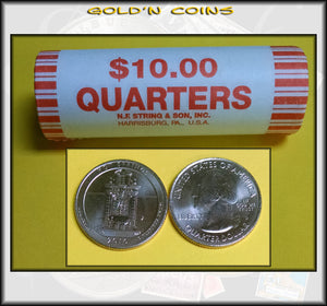 2010-D Hot Springs National Park Uncirculated Quarter Roll (40 Coins)