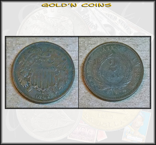 1864 Two Cent Piece