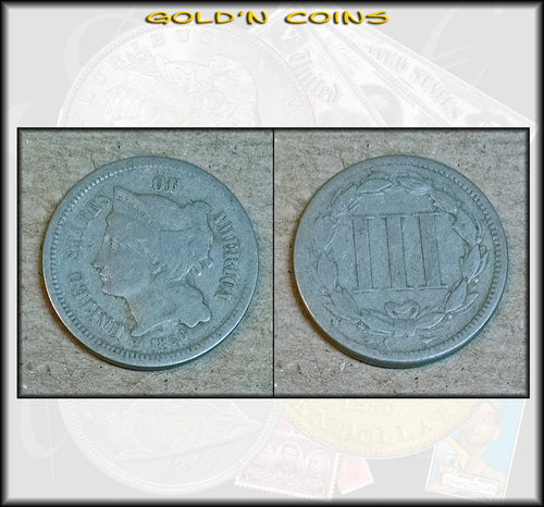 1866 Three Cent Nickel