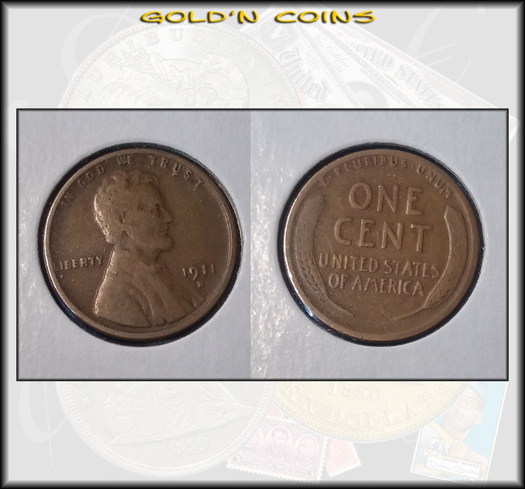 1911-D Lincoln Cent