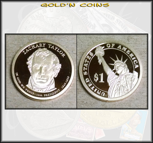2009-S Zachary Taylor Presidential Gold Dollar Choice PROOF